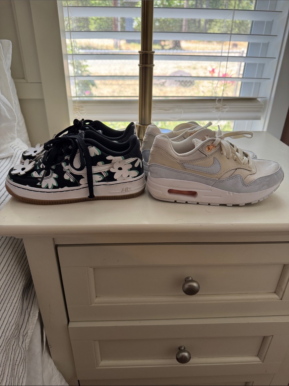 Bundle of 2 pairs girls’ Nike Air Max